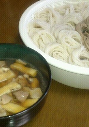 寒い冬には暖かいつけ汁でお蕎麦♪-レシピのメイン写真
