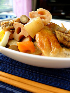 手羽先と根菜の煮物。【圧力鍋】-レシピのメイン写真