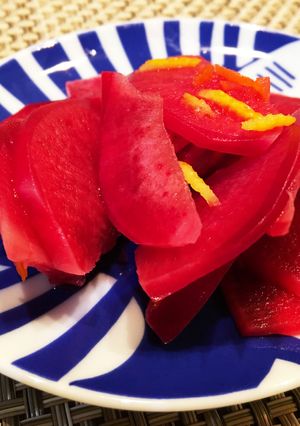 大根(紅くるり大根)の浅漬け、ゆず風味-レシピのメイン写真