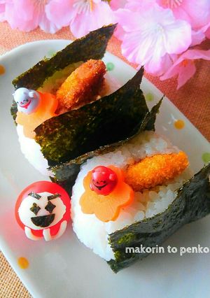天むすのような＊チキンカツおむすび-レシピのメイン写真