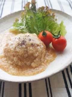 とろろポン酢と黒胡椒の和風ハンバーグ☆-レシピのメイン写真