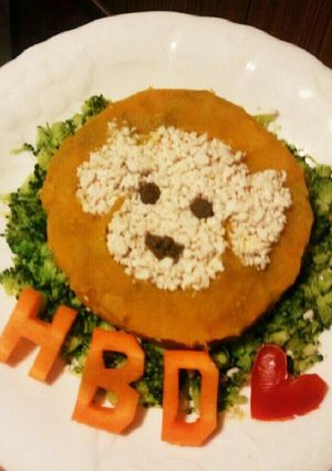 犬ケーキ-レシピのメイン写真