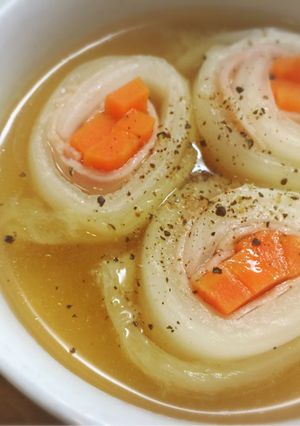 お花が咲いた★白菜のほっこりスープ-レシピのメイン写真