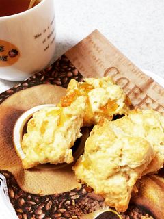 ゆずピールのスコーン-レシピのメイン写真