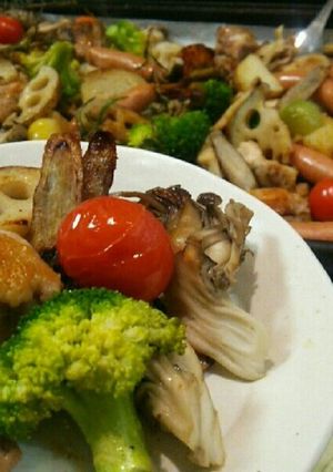 ホットプレートでぎゅうぎゅう焼き♪-レシピのメイン写真