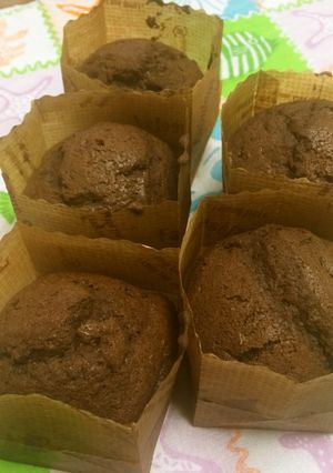 しっとりチョコココアマフィン-レシピのメイン写真