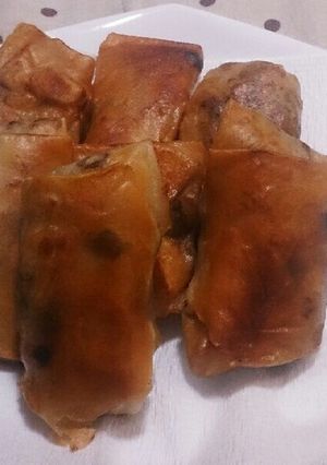 さつまいもとリンゴのスイーツ春巻き-レシピのメイン写真