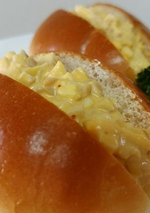 ハマる味！味つけ卵で和風な卵サンド-レシピのメイン写真