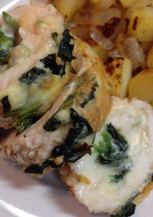 鶏胸肉のほうれん草チーズ巻き-レシピのメイン写真