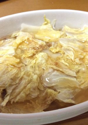 電子レンジで簡単・白菜と豚肉の重ね蒸し-レシピのメイン写真