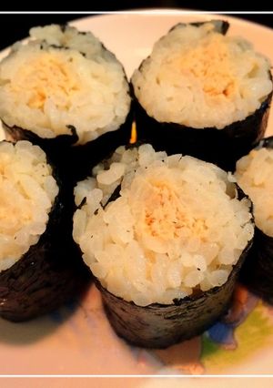 巻きすがなくても綺麗にできる☆巻き寿司！-レシピのメイン写真