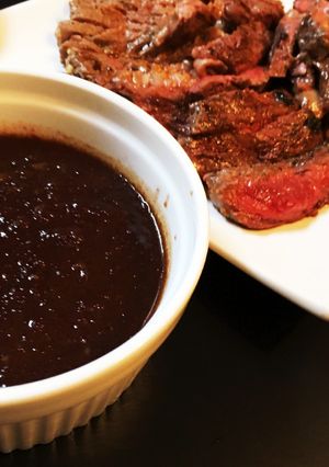 超絶品!赤身肉にバルサミコステーキソース-レシピのメイン写真