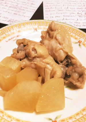 炊飯器に入れるだけ・大根と手羽元の煮物-レシピのメイン写真