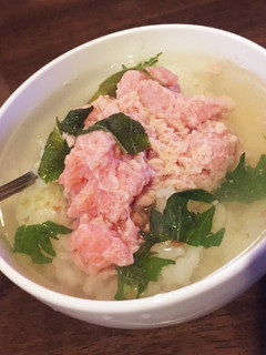 マグロのたたき茶漬け-レシピのメイン写真