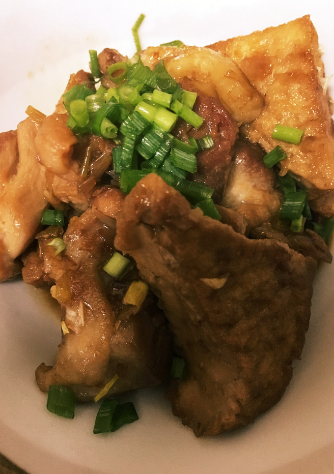 香味野菜と鶏肉 厚揚げの煮物-レシピのメイン写真