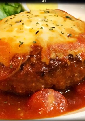 ☆簡単！トマト缶で煮込みハンバーグ☆-レシピのメイン写真