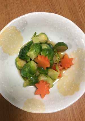 芽キャベツのおひたし-レシピのメイン写真