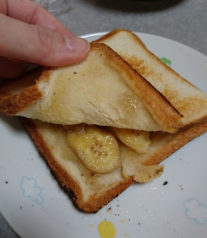 冷凍バナナでホットサンド☆-レシピのメイン写真