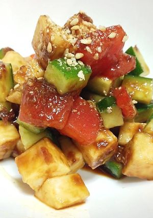 さいの目切り野菜の味噌おかか和え-レシピのメイン写真