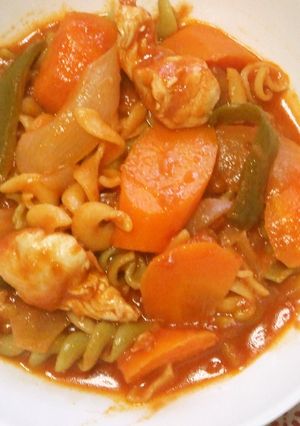 優しい一品、満腹になるマカロニのトマト煮-レシピのメイン写真