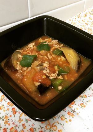 トマトの旨みで麻婆トマト、ナス入り-レシピのメイン写真