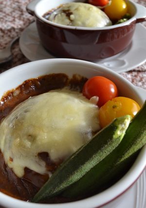 ハンバーグカレーグラタン-レシピのメイン写真