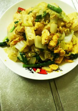 白菜と豆腐のごまみそチャンプル-レシピのメイン写真