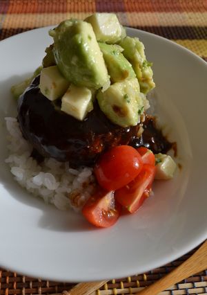 ロコモコ風テリヤキハンバーグ-レシピのメイン写真