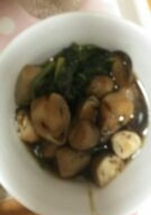 ほうれん草とふくろ茸のおしゃれ中華☆-レシピのメイン写真