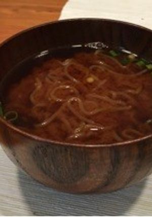 しらたきの味噌汁-レシピのメイン写真