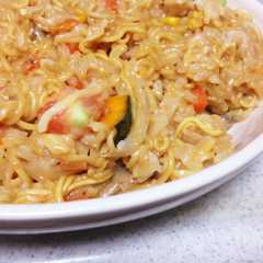 冬にぴったり(?) ラーメンリゾット！w-レシピのメイン写真