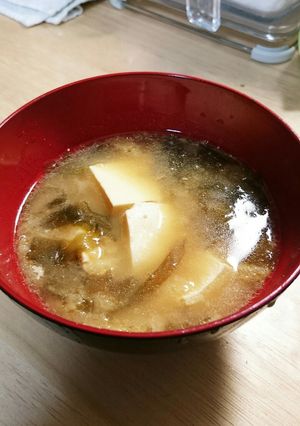 簡単☆合わせ味噌で中辛口のお味噌汁-レシピのメイン写真