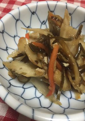 ごぼうと総菜を使ったきんぴら-レシピのメイン写真