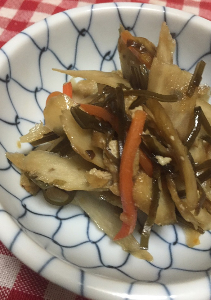 ごぼうと総菜を使ったきんぴら-レシピのメイン写真