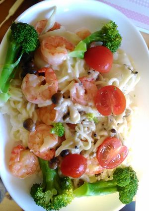 とろとろ生クリームパスタ-レシピのメイン写真