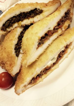 はんぺん挟み揚げ☆カレー&ミート-レシピのメイン写真