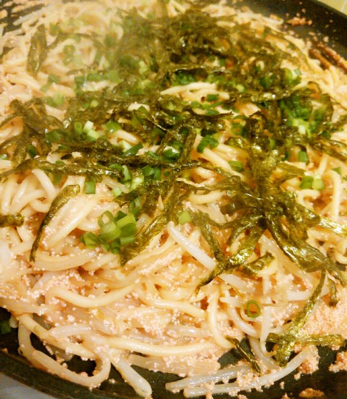 がっつりいける！たらこ焼きちゃんぽん by ひづしいか 【クックパッド