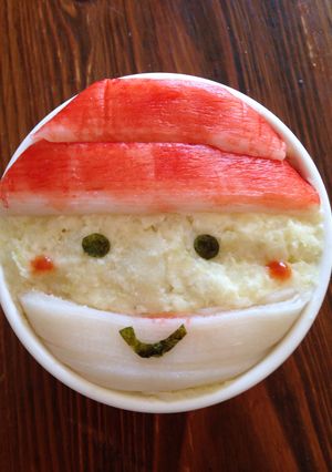 100均ココット皿！サンタのポテトサラダ-レシピのメイン写真