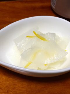 柚子香る大根の甘酢漬け-レシピのメイン写真