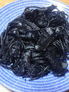 イカスミパスタ(スパゲティー)-レシピのメイン写真