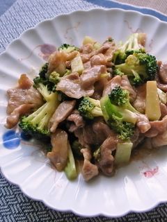 ブロッコリーと豚こま肉の中華炒め-レシピのメイン写真