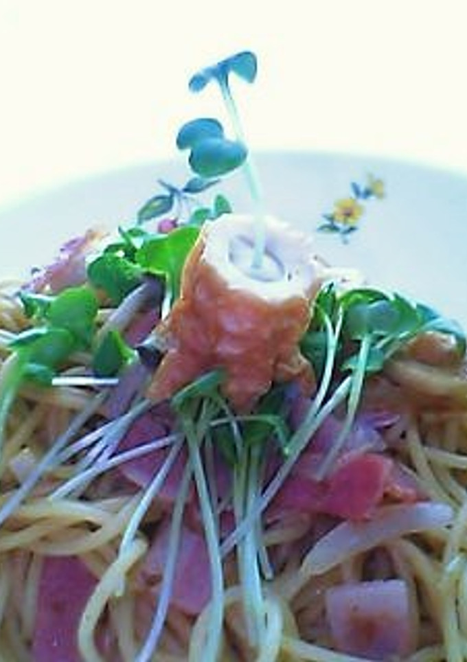 森の切り株パスタ（´(エ)｀*）♪　-レシピのメイン写真
