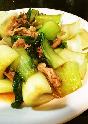 迷ったらこれ！チンゲン菜と豚肉の炒め物-レシピのメイン写真