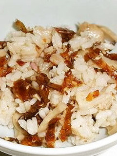 きのこ炊き込みご飯 那古野の華和え-レシピのメイン写真