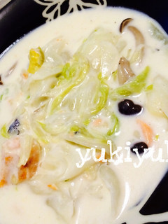 鮭と白菜のクリーム煮♡-レシピのメイン写真
