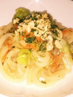 きつねとたぬきの焼きうどん-レシピのメイン写真