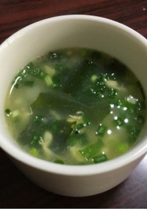 白ネギで★ごま香る中華スープ-レシピのメイン写真