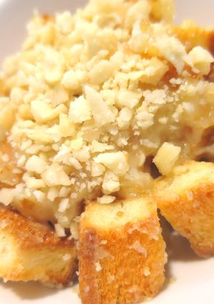 【簡単】食パンでマカダミアナッツラスク♪-レシピのメイン写真