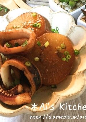 短時間でしみしみ♡絶品コク旨いか大根煮♡-レシピのメイン写真