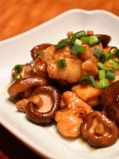 鶏肉と椎茸だけの照り☆照り炒め-レシピのメイン写真